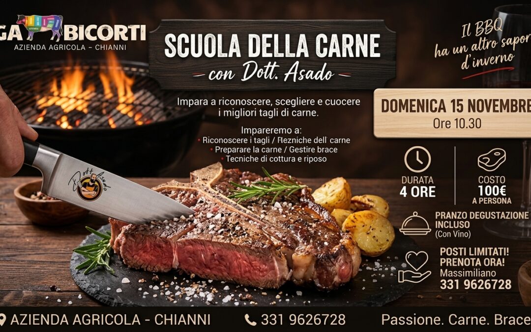 Scuola della Carne con Dott. Asado – 15 Novembre